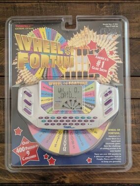 Wheel of Fortune Tiger Electronics Hand Held Electronic Game Vintage 1995 SEALED